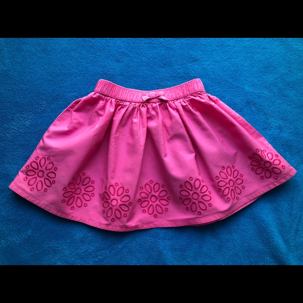 4T pink flower skirt.